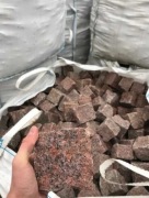  Czerwony granit Vanga kostka 4x6, 7x9, 8x11 10x10