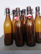 Szklane butelki z kapslem 