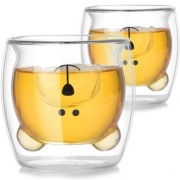 szklanka termiczna 200ml do kawy herbaty MIŚ . | SZK24ZESTAW2