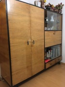 Szafa z witryną - Vintage - Lata 50 XX - Kalwaria Zebrzydowska