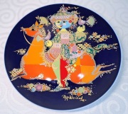 Rosenthal 100 Jahre Bjørn Wiinblad  talerz dekoracyjny 33 cm  BDB