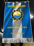 Proporczyk Meczowy Stal Mielec Legia Warszawa