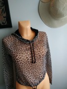 H&M__ bluza panterka kaptur _BDB___34