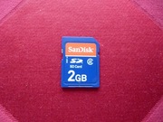 Karta pamięci SD SanDisk 2 GB klasa 2 