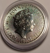 1 oz, 1 uncja Britannia, Srebrna moneta, 2021