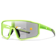 Sportowe okulary rowerowe zielone