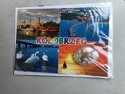 Kołobrzeg, pocztówka z muszelkami