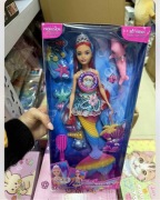 Syrena ariel śpiewająca i świecąca + akcesoria