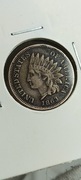 Indiana Head 1863 Small Cents.