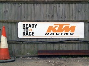 Baner plandeka KTM Ready to Race 150x60cm