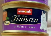 85g Animonda Vom Feinsten Mousse Kurczak Jagnięcina Karma dla kota