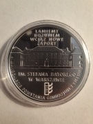  10 zł 100-lecie powstania Gimnazjum i Liceum im. S. Batorego w Warszawie 