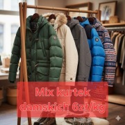 Odzież używana na wagę - kurtki damskie 5kg