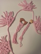 Zestaw niemowlęcy, gryzak, girlanda, zawieszka