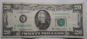 USA $ 20 dolarów 1977 G7 Chicago Illinois P# 465 Andrzej Jackson Biały dom