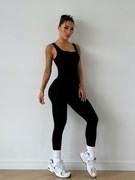 Kombinezon czarny sportowy M