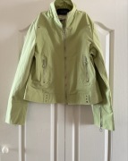 Zielona wiosenna ramoneska kurtka 36 S