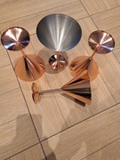 Kieliszki do martini ze stali nierdzewnej 