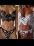 Ekskluzywny komplet bielizny koronkowej