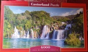 Puzzle 4000 el. Krka Waterfalls Croatia. Castorland