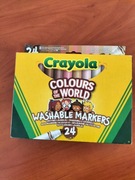 CRAYOLA Colors od The World Markery zmywalne 24 sztuki