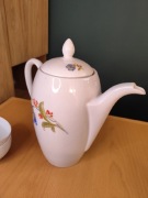 Filiżanki i dzbanek z Huty Franciszka porcelana Śląska.