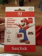 Nowa Zapakowana karta SanDisk micro SD Express Nintendo Switch 2 gwarancja 