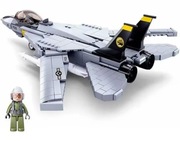 Klocki wzór LEGO Samolot  AIR FORCE F-14 lotnictwo lot Prezent Hit