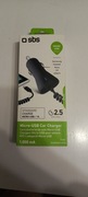 Ładowarka samochodowa SBS Micro USB STANDARD CHARGE 1A