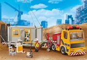 Playmobil city action Samochód z przyczepą niskopodwoziową 9898