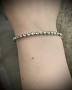 Bransoletka damska z cyrkoniami