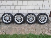Koła alufelgi opony zimowe BMW czujniki 205/55/16 5x120 F20 E81 E87 E90 F30
