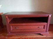 Szafka RTV Kent Black Red White