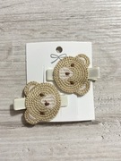 Spinki do włosów misie handmade