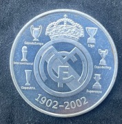 Srebrny medal przedstawia Emilio Butragueno 12 g