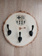 Barcelona Fc wieszak ścienny na rzeczy.