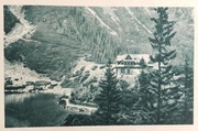 Pocztówka Zakopane Tatry Nad Morskim Okiem Schronisko PTTK 