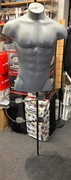 Manekin tors męski statyw. do butów 