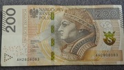 RADAR BANKNOT 200ZŁ AH2808083
