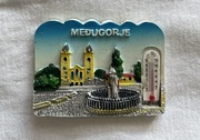  Ceramiczny magnes na  lodówkę termometr MEDUGORJE Bośnia Hercegowina (6) 