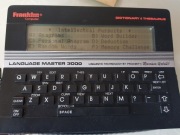 Franklin Language Master LM-3000 Dictionary
