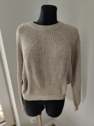 Sweter beżowy krótki H&M rozmiar 38 M