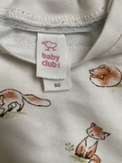 Bawełniana bluza w liski rozmiar 80, C&A