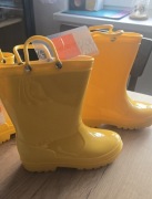 Kalosze żółte rozmiar 19.5 cm wkladka