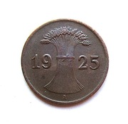 1 Fenig 1925 r. A.  Niemcy