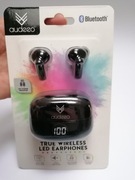 Słuchawki bezprzewodowe douszne czarne bluetooth 