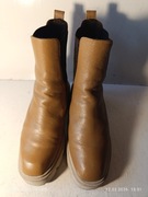 Botki, sztyblety skórzane damskie 