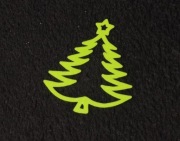 4szt Bombka choinkowa świąteczna choinka zielona