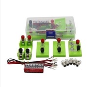 Zestaw dydaktyczny do doświadczeń i budowy prostych obwodów elektrycznych