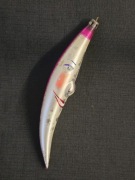 Księżyc  bombki choinkowe PRL szklane kształtki na choinkę vintage ksieżyce